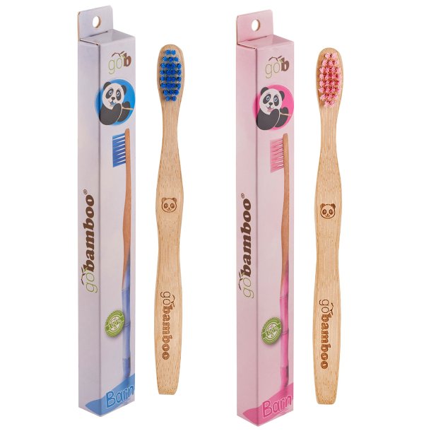 GoBamboo Bamboo tandborste fr barn