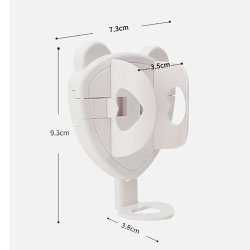 Universeller Halter f&uuml;r elektrische Zahnb&uuml;rsten zur Wandmontage