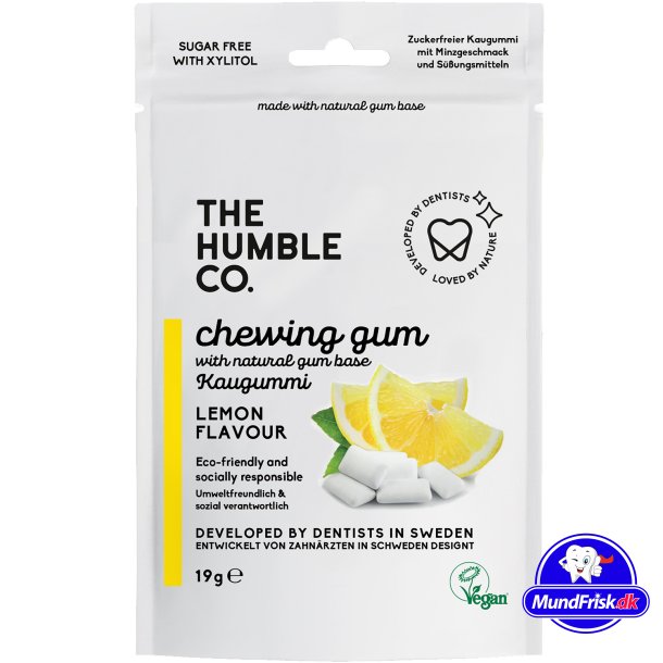  Naturligt Xylitol tuggummi The Humble Co. Naturligt gummi CITRON