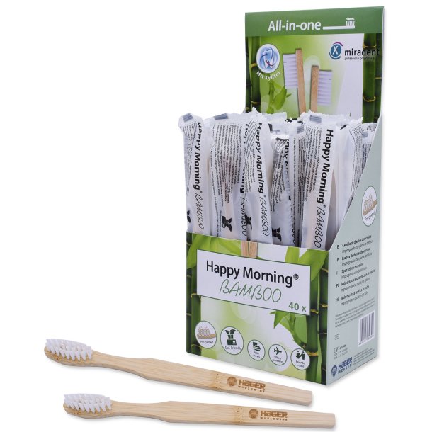 Bambu Engngstandborste Med Tandkrm Miradent