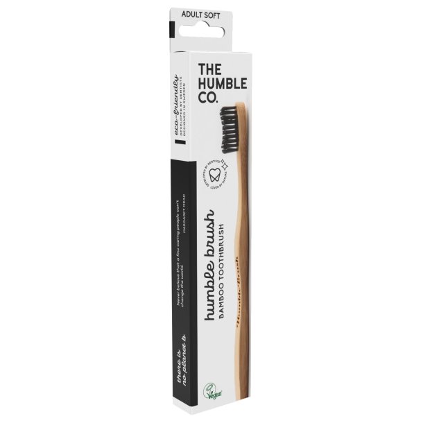 The Humble Co. SOFT Bambuszahnb�rste. Weiche Borsten SCHWARZ