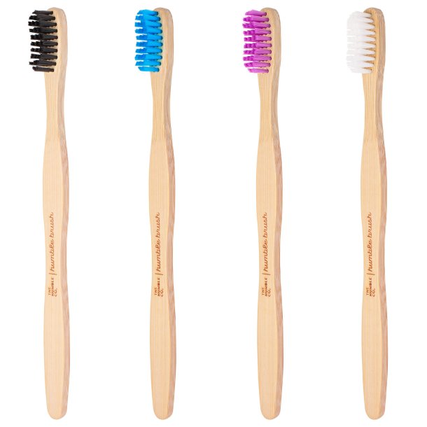 Bamboo Tannbrste Humble Co. Flat Curved SOFT 1 stk