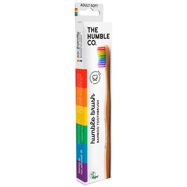 The Humble Co. SOFT Bambus Tandb�rste Bl�de B�rsteh�r REGNBUE
