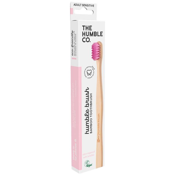  Bambus Tandb�rste The Humble Co. Sensitive Bl�de B�rsteh�r PINK