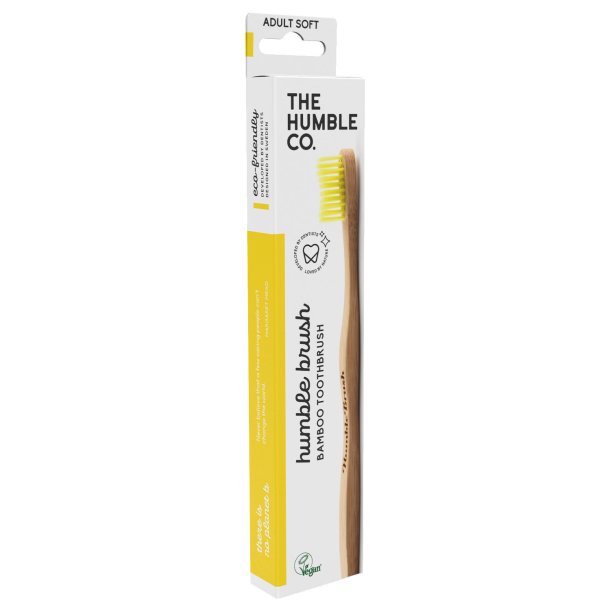 The Humble Co. SOFT Bambus Tandb�rste Bl�de B�rsteh�r GUL