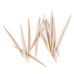 Bamboo Wood Tannpirkere The Humble Co. 100 stykker.