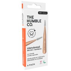 The Humble Co. Bambus Avstandsbrster Strrelse 1 0,45 mm - ORANSJE