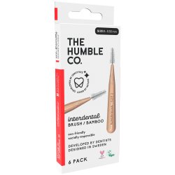 The Humble Co. Bambus Mellemrumsbrster ISO 2 0.5 mm RD