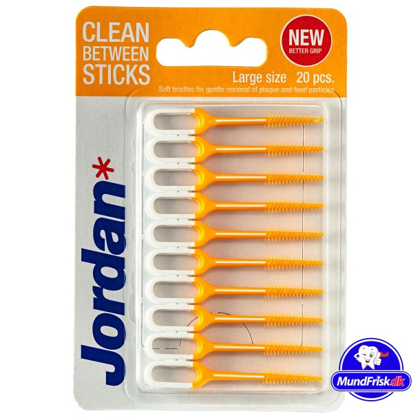 Jordan LARGE Clean Between Tikut Hammastikut 20 kpl.