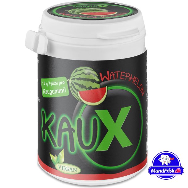 Naturlig Xylitol Tyggegummi KAUX Watermelon 40 stk. 60g