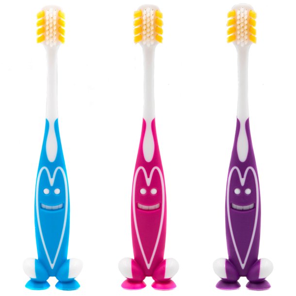3-sidig Barntandborste Better Toothbrush 1-6 r