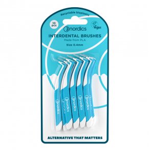 Bredygtige Mellemrumsbrster 10 stk. NORDICS L-shaped 0.40 mm