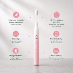 Lucent Spark Sleek Sonic Elektrisk Tandborste � Pink Bliss