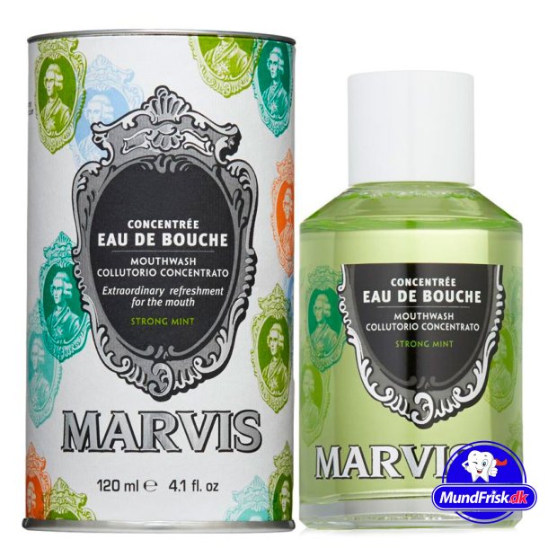 Marvis Mouthwash Strong Mint Concentrated 120 ml.