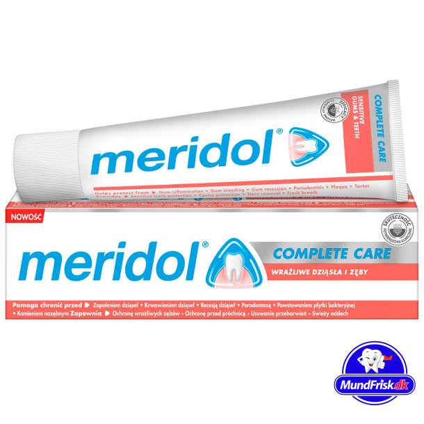 Meridol Tandpasta Complete Care Mod Isninger &amp; Flsomt Tandkd