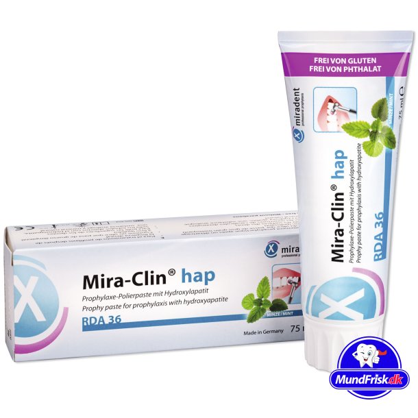 Tandblegning Tandpasta Mira-Clin Hap Poleringspasta 75 ml