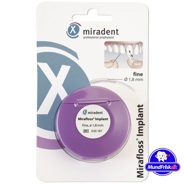 Zahnseide Mirafloss Implantat- Floss fein