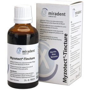 Myrratinktur Styrk slimhinnen Miradent Myzotect-tinktur 50 ml.