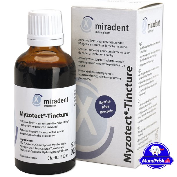 Myrra Tinktur Styrk Slimhinden Miradent Myzotect-Tincture 50 ml.