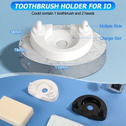 Holder til Oral-B iO eltandb�rste og b�rstehoveder