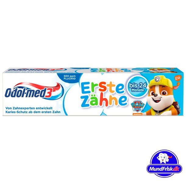 Zahnpasta f&uuml;r Kinder Paw Patrol Odol-Med3 0-24 Monate