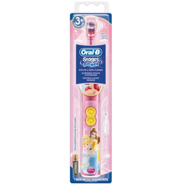 Oral-B Elektrisk tandborste fr barn Disney Princess Batteri