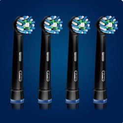 Oral-B BLACK CrossAction Tandbrstehoveder 4 stk.