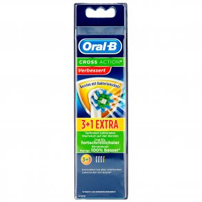 Oral-B CrossAction Borsthuvuden Bakterieskydd 4 st.