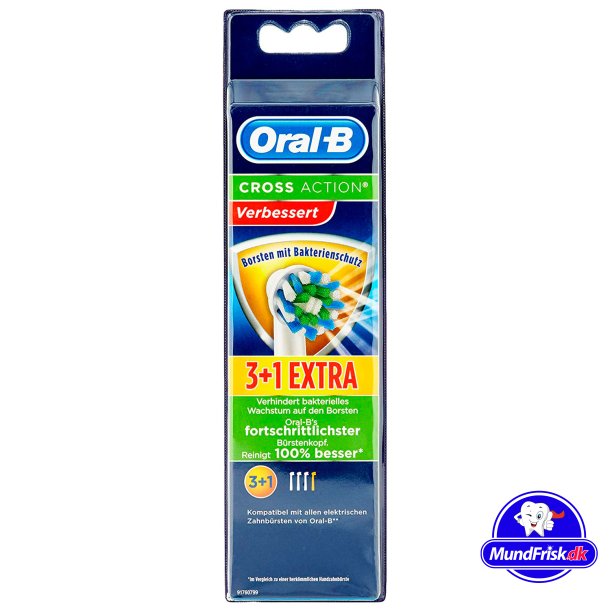 Oral-B CrossAction B&uuml;rstenk&ouml;pfe Protection 4 Stk.