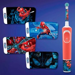 Oral-B Spider-Man gaveeske elektrisk tannbrste for barn