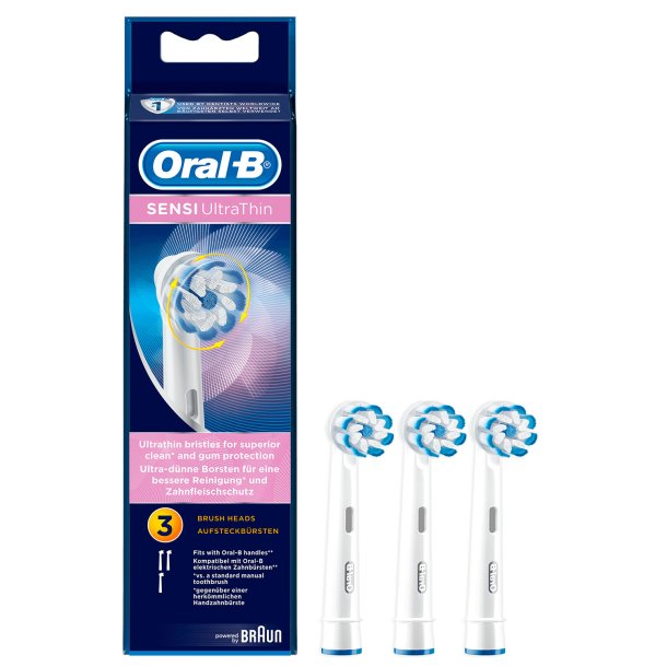 Oral-B Sensitive Brstehoveder Sensi UltraThin 3 stk.