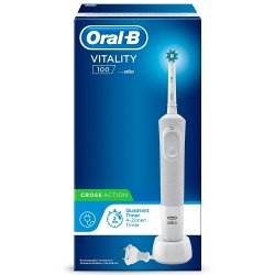 Oral-B CrossAction eltandborste WHITE Vitality d100