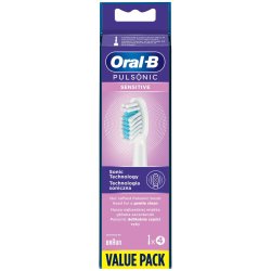 Oral-B Pulsonic Sensitive Tandb�rstehoveder - 4 stk.