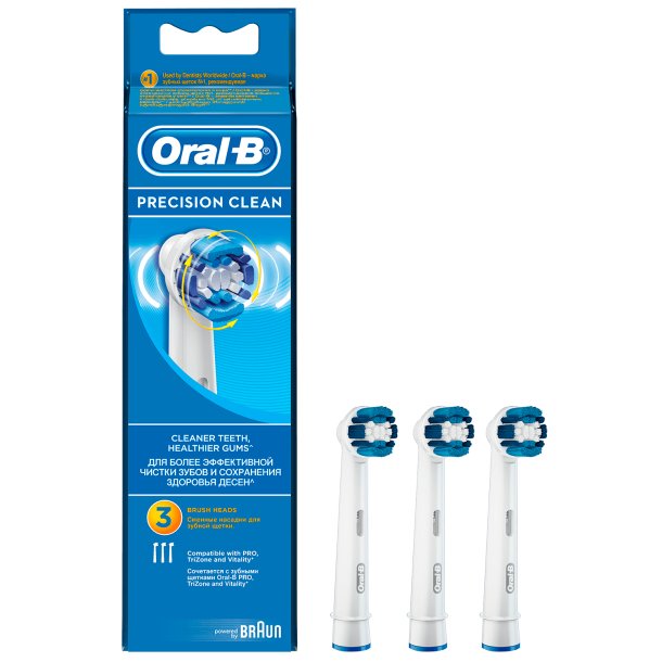 Oral-B Precision Clean Brstehoveder ORIGINALE 3 stk.