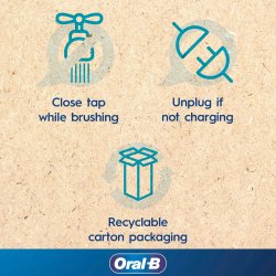 Oral-B Pro 3 3000 Sensitive Clean El-tandbrste Ekstra Brstehoved