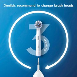Oral-B Pro 3 3000 Sensitive Clean El-tandbrste Ekstra Brstehoved