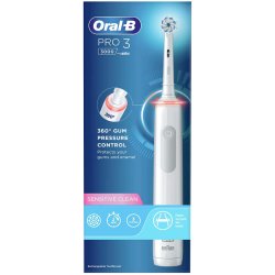 Oral-B Pro 3 3000 Sensitive Clean El-tandbrste Ekstra Brstehoved