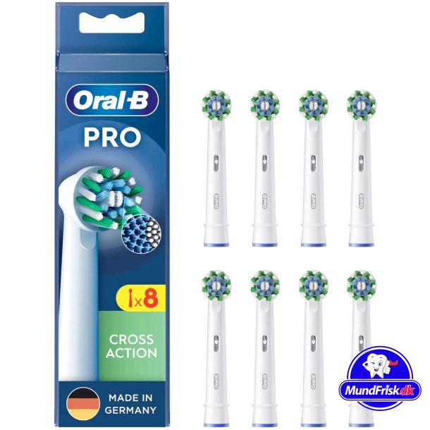Oral-B PRO CrossAction 8 stk. Brstehoveder