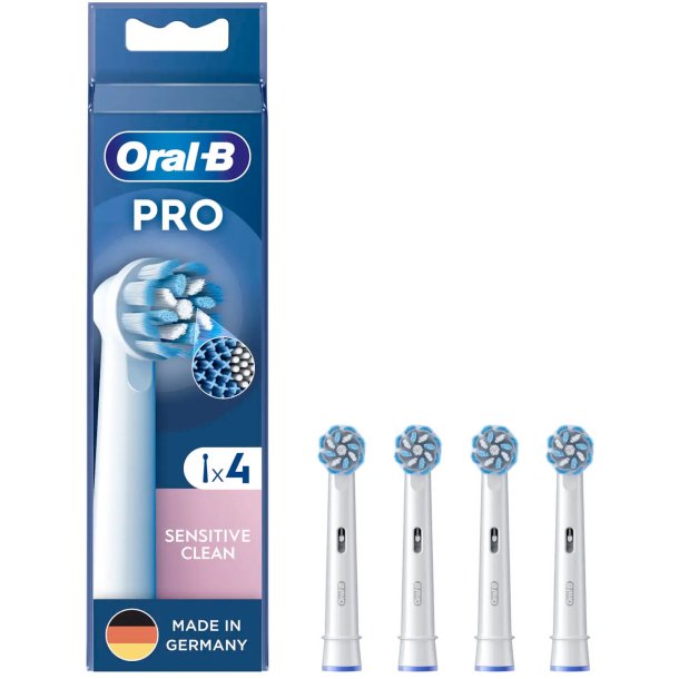 Oral-B PRO Sensitive Clean Brstehoder 4 stk.