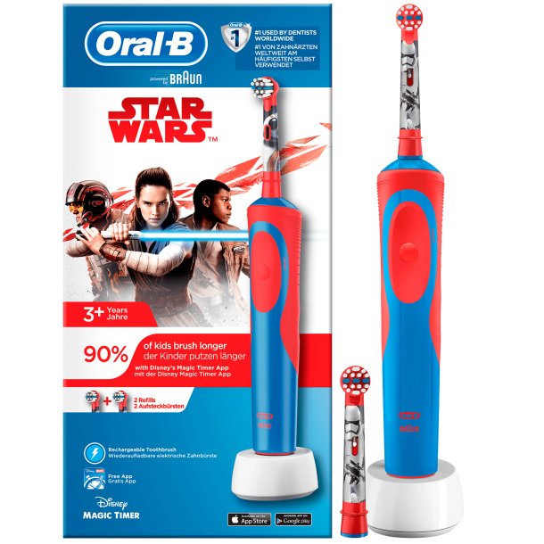 Oral-B Star Wars El-tandbrste Til Brn Med Ekstra Brstehoved