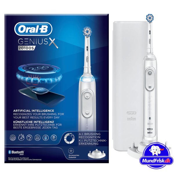 Oral-B Genius elektrisk tannbrste X 20100s HVIT