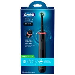Oral-B Elektrisk tandborste Pro 3 3000 CrossAction BLACK Edition