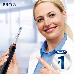 Oral-B Pro 3 3000 Sensitive Clean El-tandbrste BLACK
