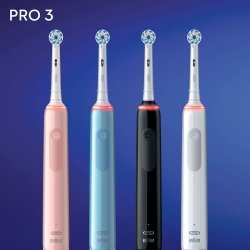 Oral-B Pro 3 3200 Sensitive BLUE El-tandbrste Ekstra Brstehoved