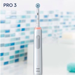 Oral B Pro 3 3900 Svart/Vit Duo Elektriska tandborstar 2 st.