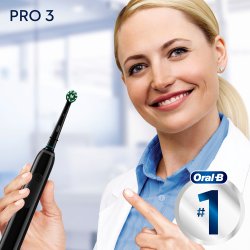 Oral B Pro 3 3900n Rosa + Svart Duo Elektriska tandborstar