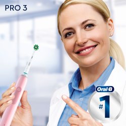 Oral B Pro 3 3900n Rosa + Svart Duo Elektriska tandborstar