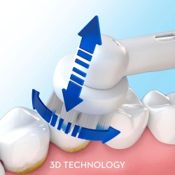 Oral-B Pro 3 3000 Sensitive El-tandbrste + 2 Ekstra Brstehoveder