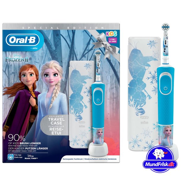 Oral-B Frozen II Geschenkbox Elektrische Zahnb&uuml;rste f&uuml;r Kinder + Etui