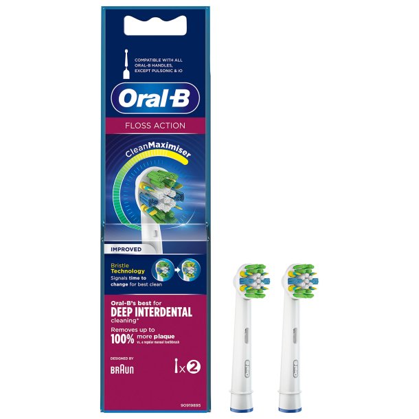 Oral-B Floss Action CleanMaximiser Brstehoder 2 stk.